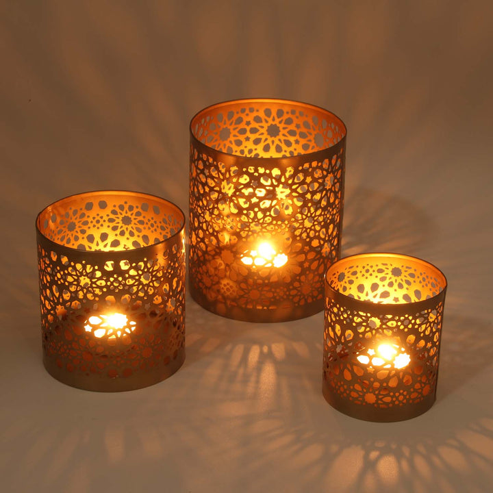 Lampions orientaux Navin, lot de 3