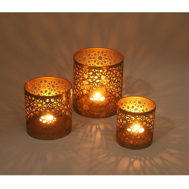 Lampions orientaux Navin, lot de 3