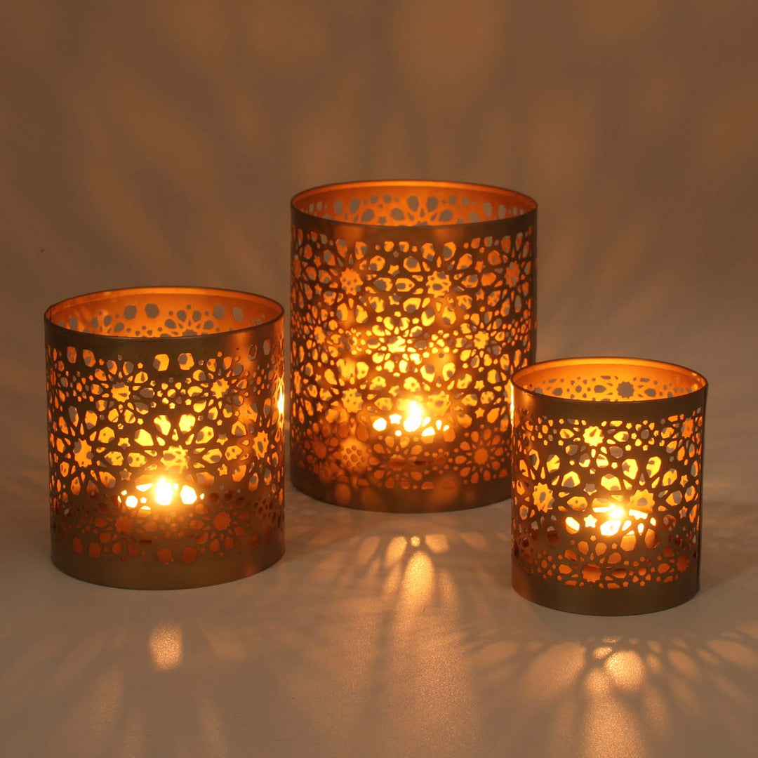 Lampions orientaux Navin, lot de 3