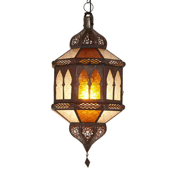 Lanterne trombia Biban jaune/blanc