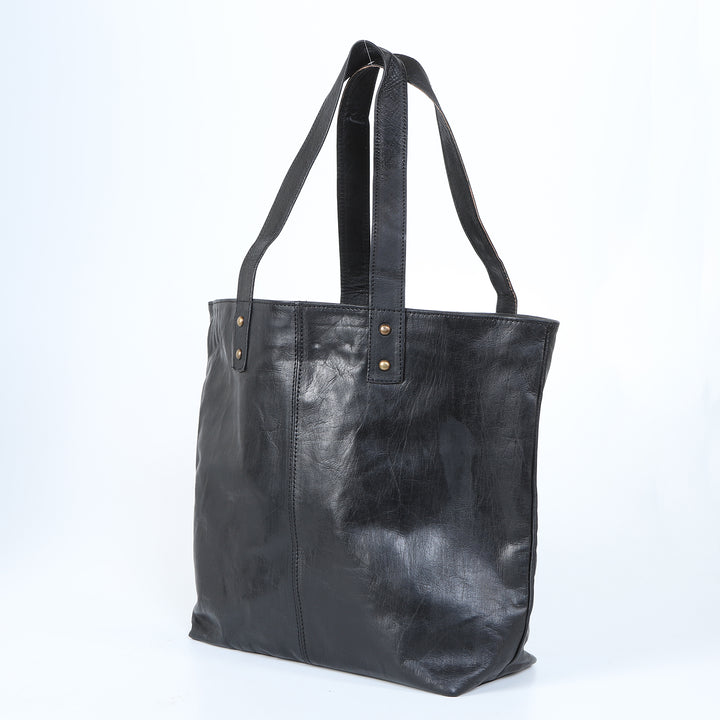 Damen Ledertasche Ayana Schwarz