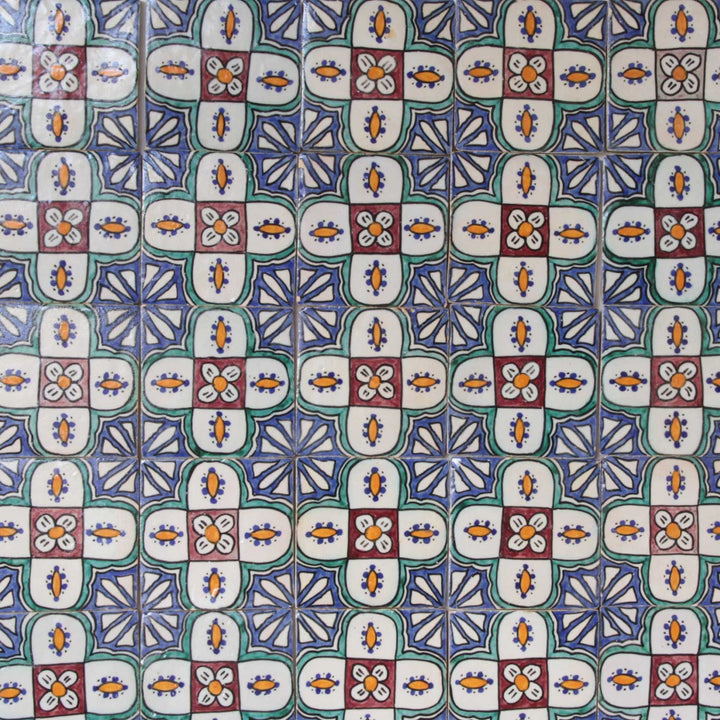 Carreau peint à la main Badra
