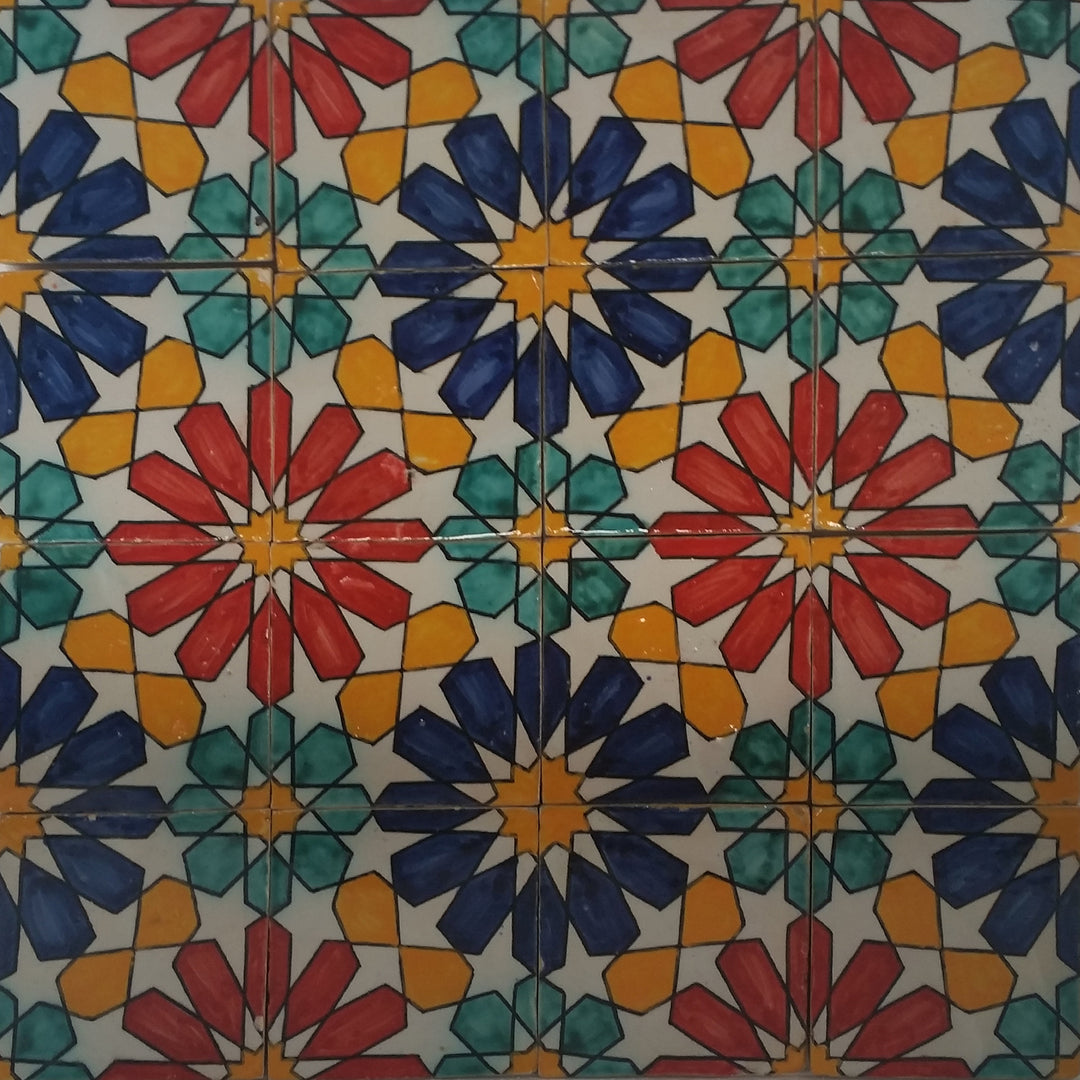 Carreau peint à la main Eldina