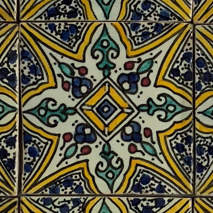 Carreau peint à la main Enis