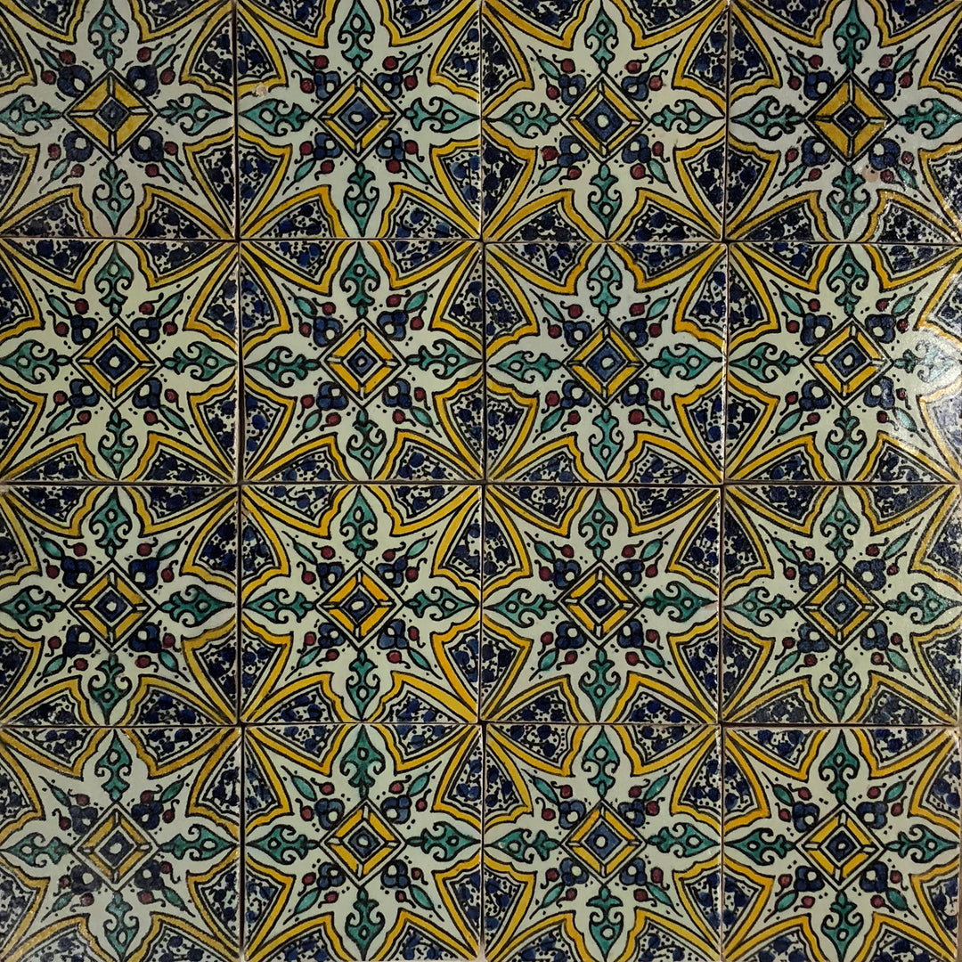 Carreau peint à la main Enis