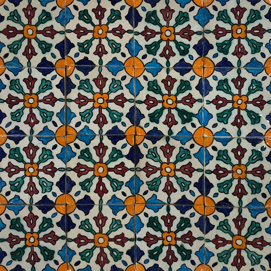 Carreau peint à la main Hafis