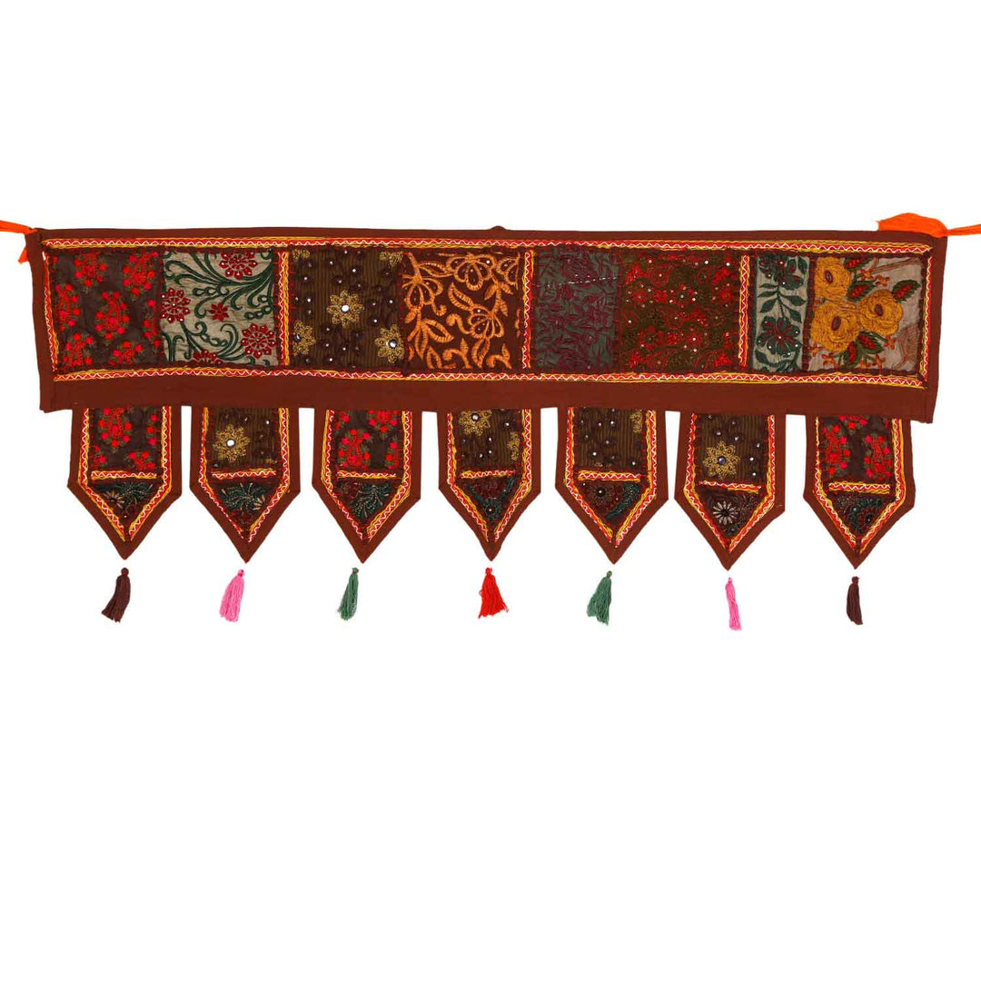 Toran Indien Dessus De Porte Ethnique - Décoration Artisanale Du Rajasthan En Inde Toran Indien Dessus De Porte Ethnique - Décoration Artisanale Du Rajasthan En Inde