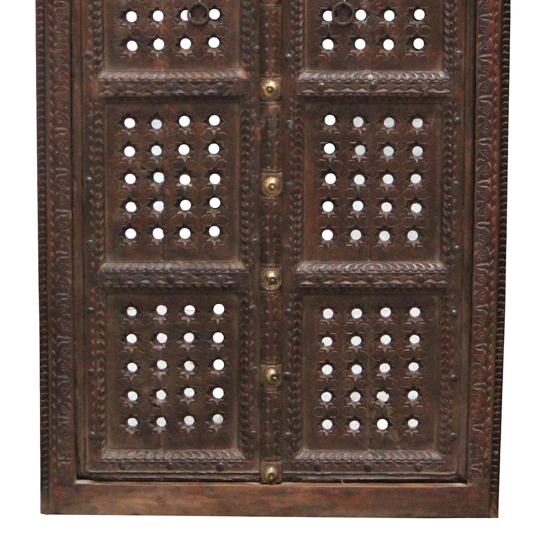Porte indienne en bois Ajala