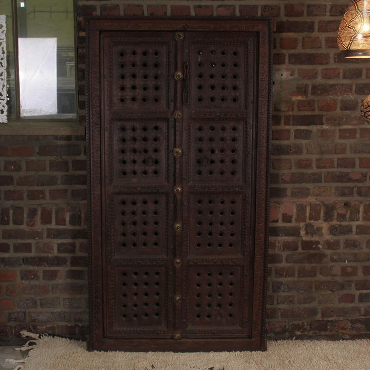 Porte indienne en bois Ajala