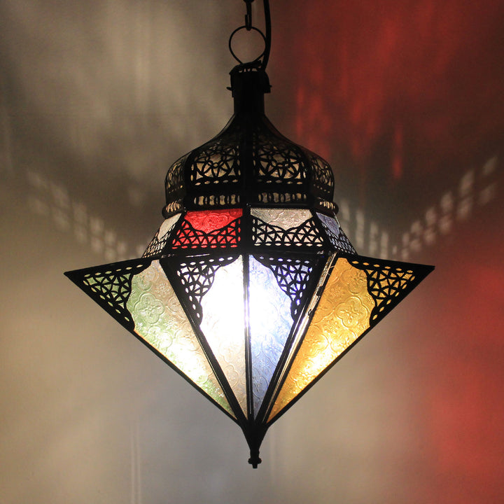 Suspension Jawhara multicolore