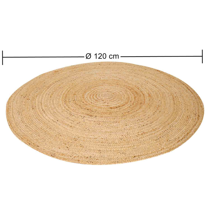 Tapis en jute Tamani Nature