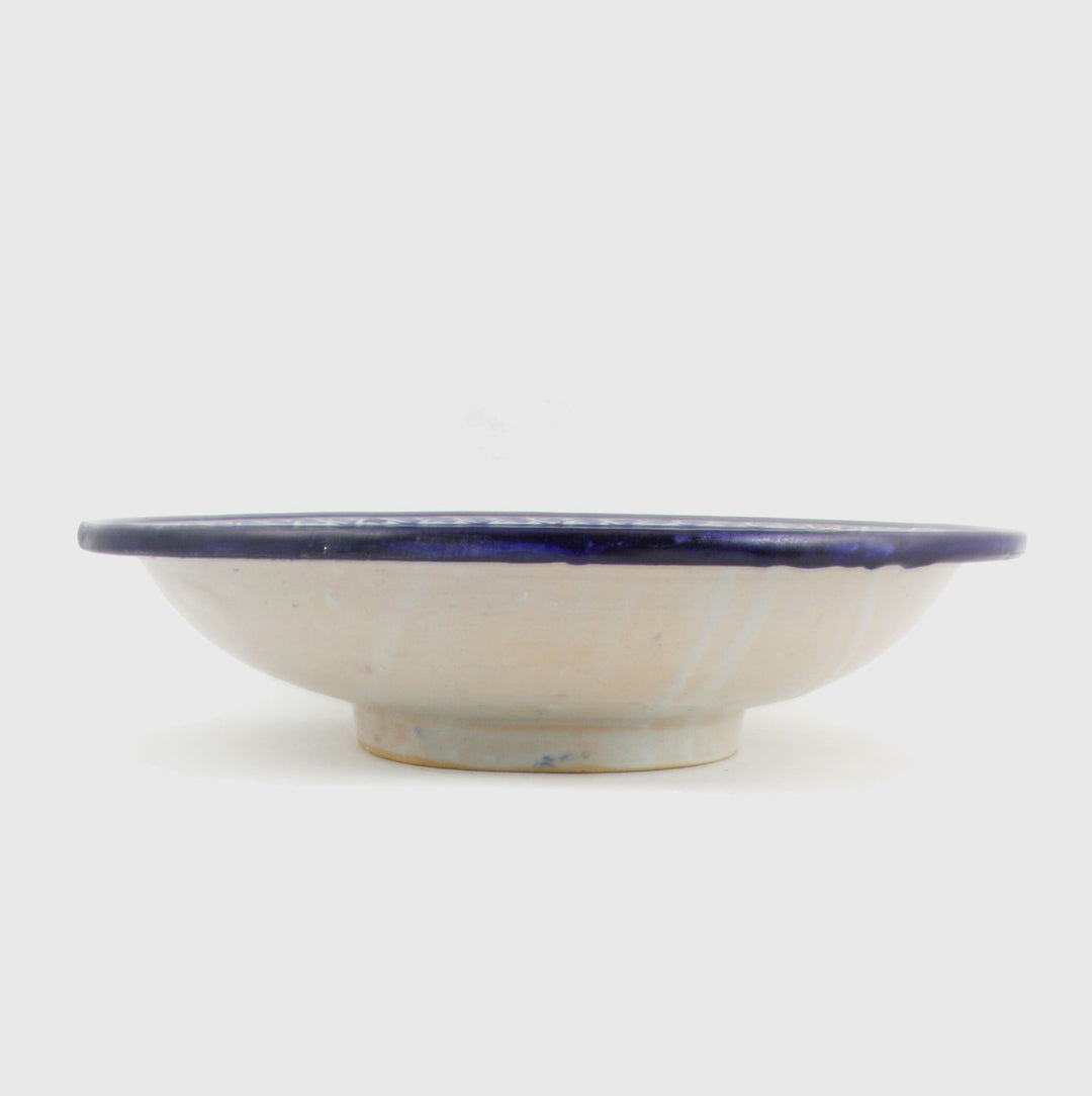 Bol en céramique peint à la main, Maroc F012