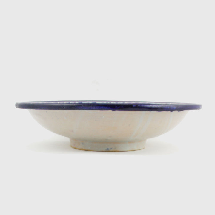 Bol en céramique peint à la main, Maroc F017