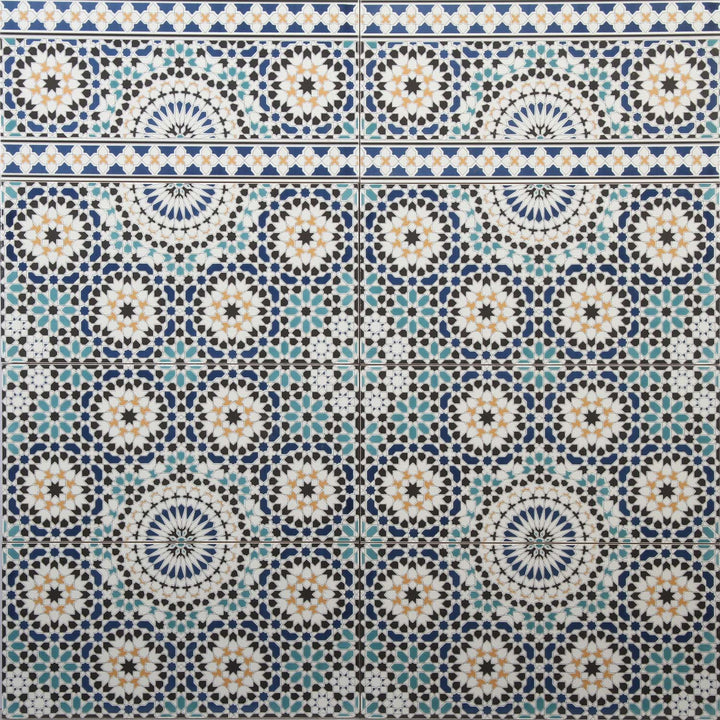 Carrelage mural marocain Riad
