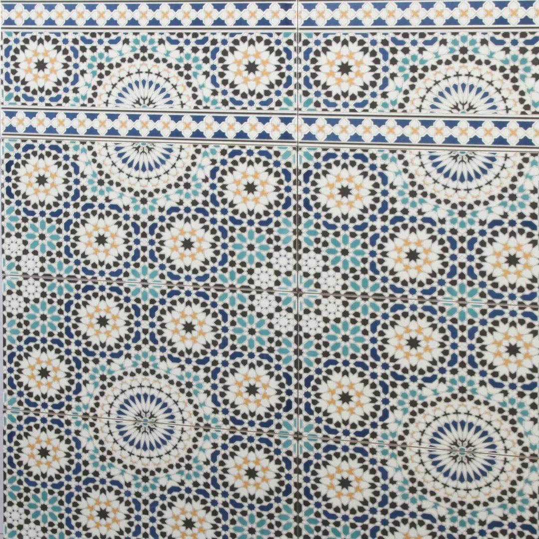Carrelage mural marocain Riad