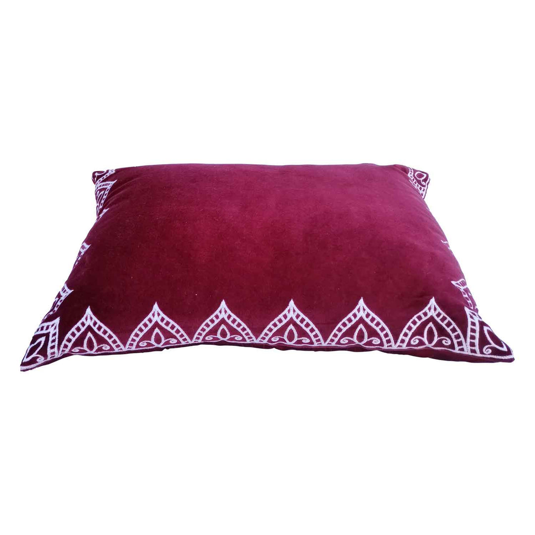 Coussin marocain en velours Luka