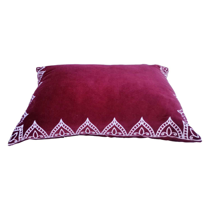 Coussin marocain en velours Luka