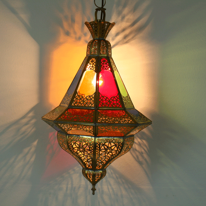 Messinglampe Nada