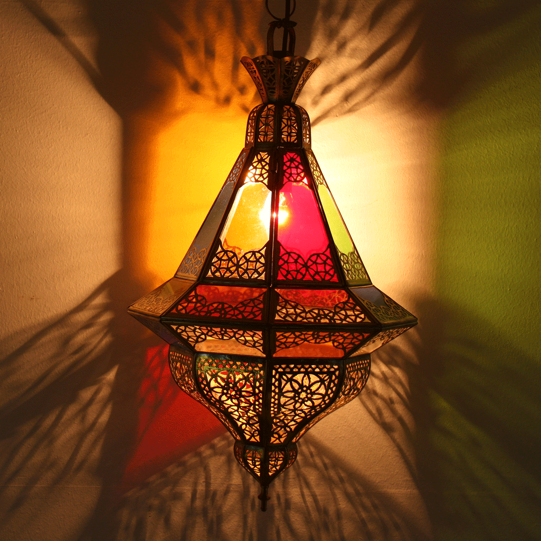 Messinglampe Nada