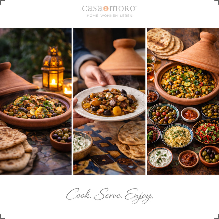 Les naturels Tajine du Maroc 30 cm aux épices aromatiques et plat végétarien