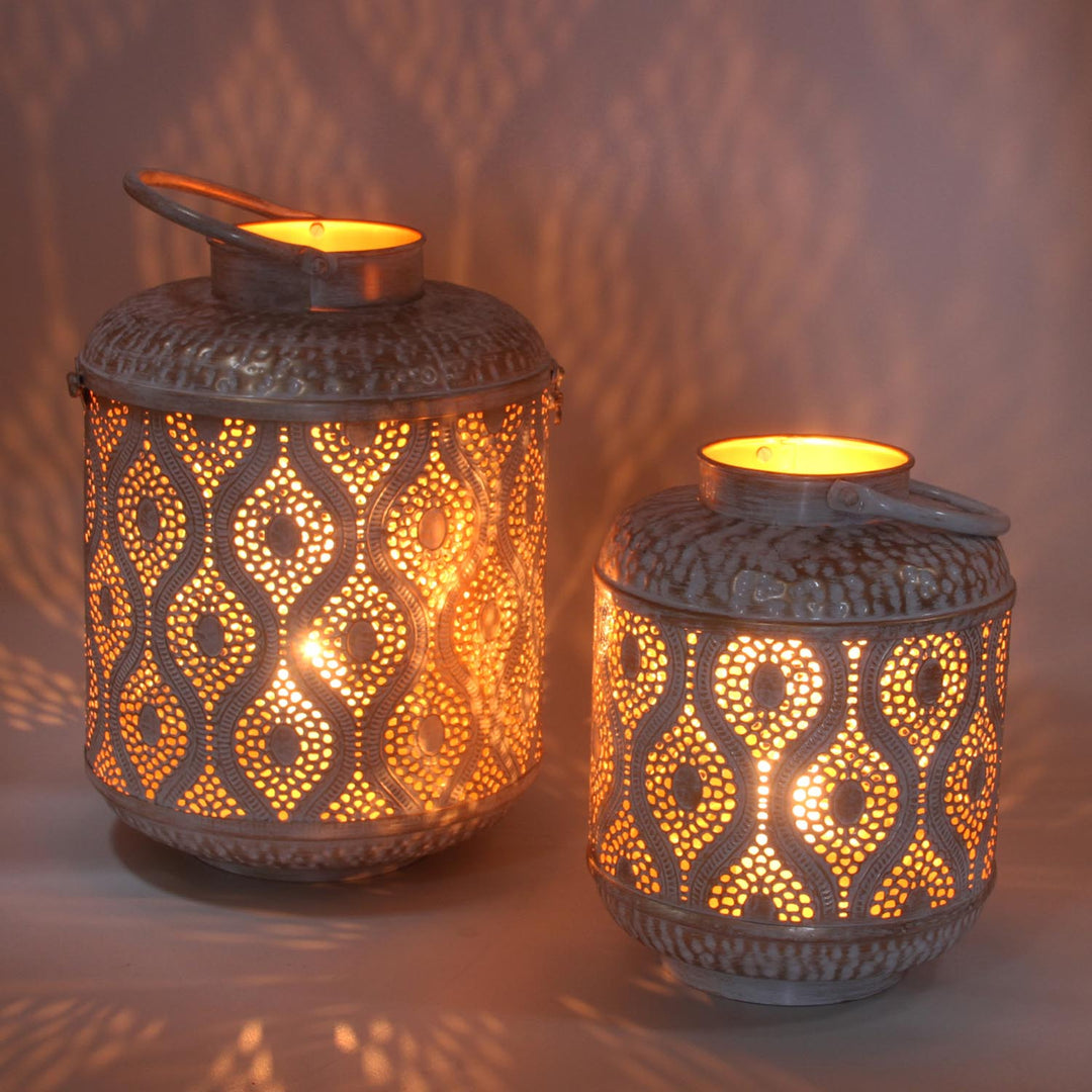 Lanterne orientale Suraya, lot de 2