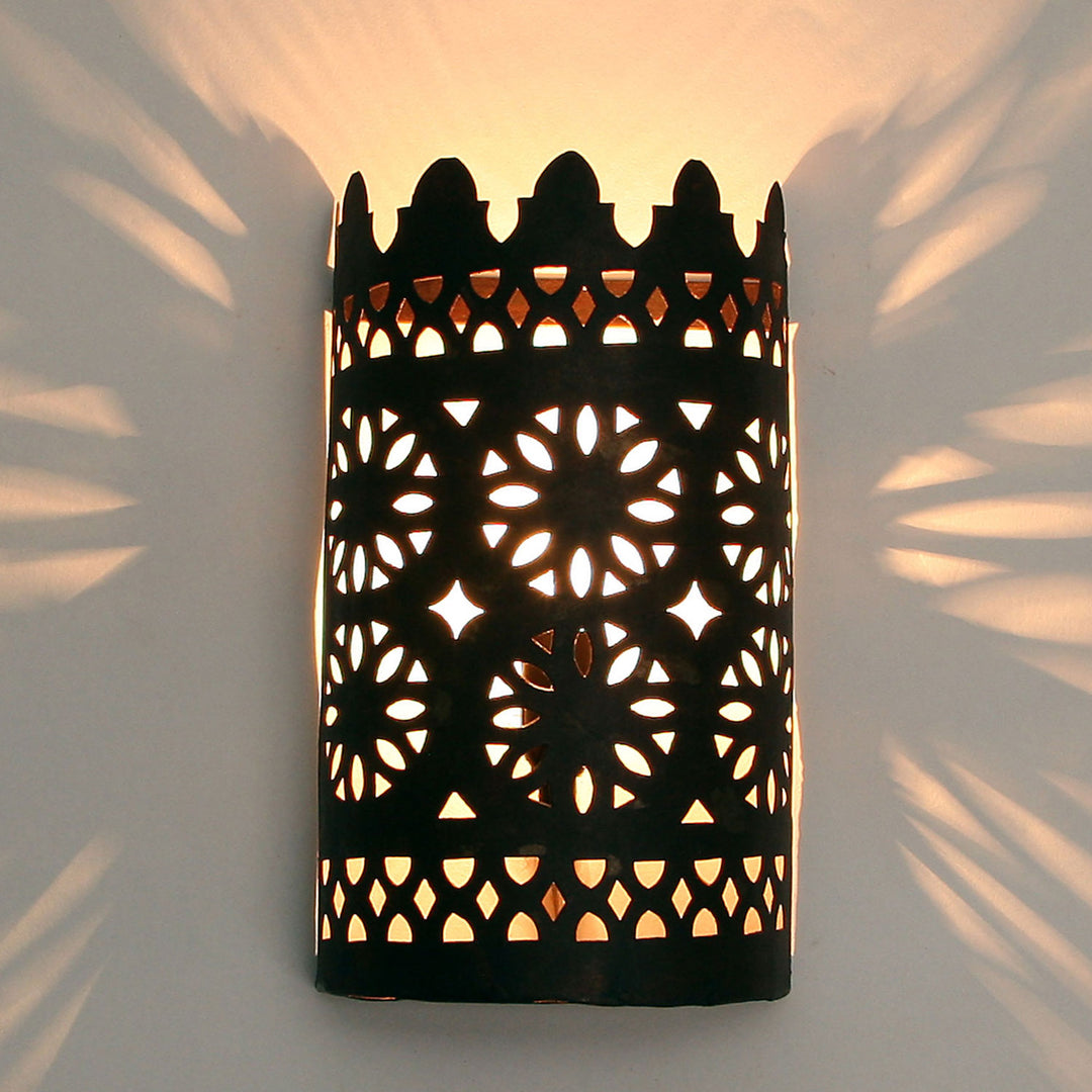 Applique murale orientale en fer EWL01