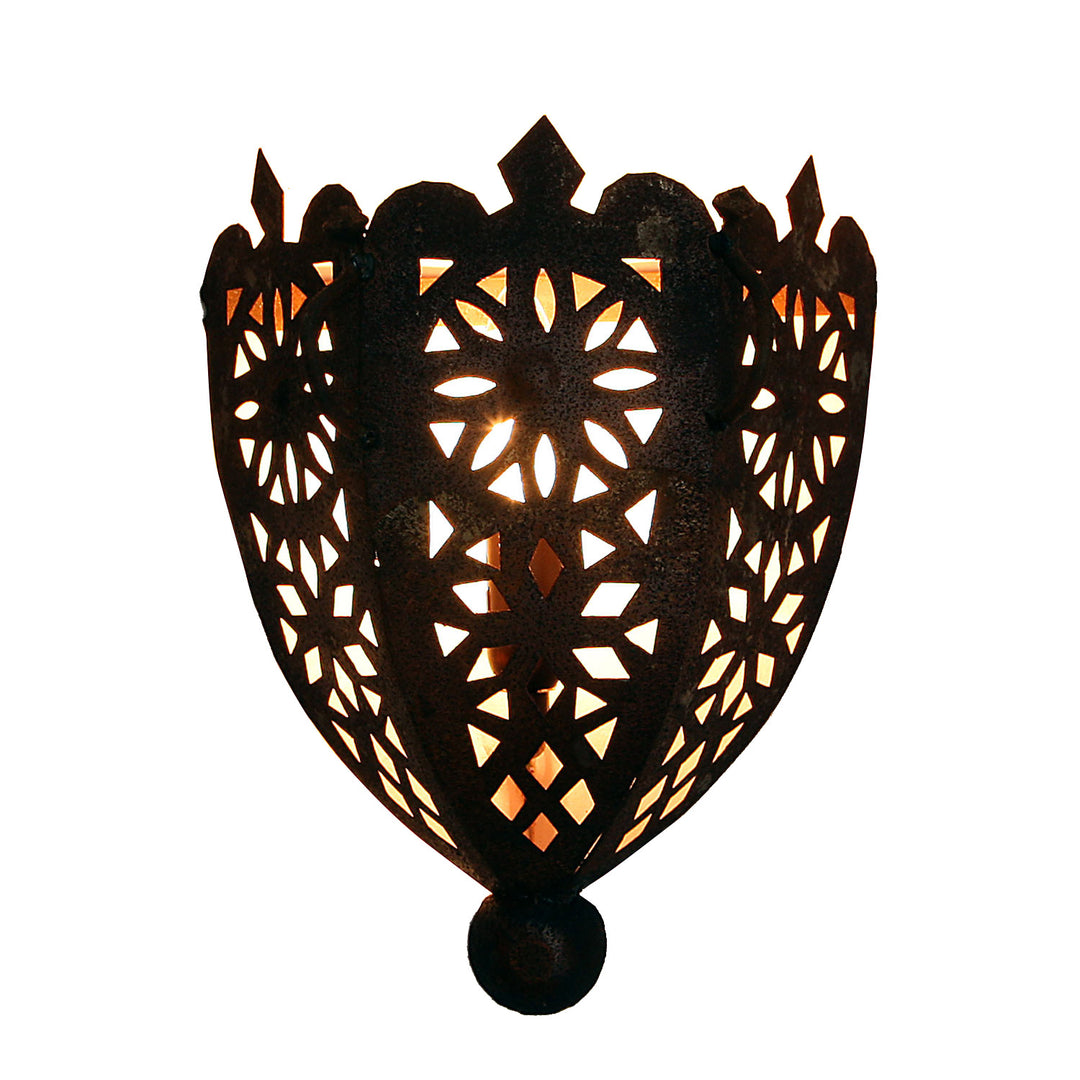 Applique murale orientale en fer EWL06