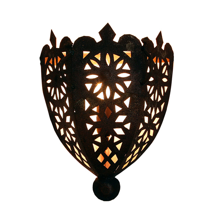 Applique murale orientale en fer EWL06