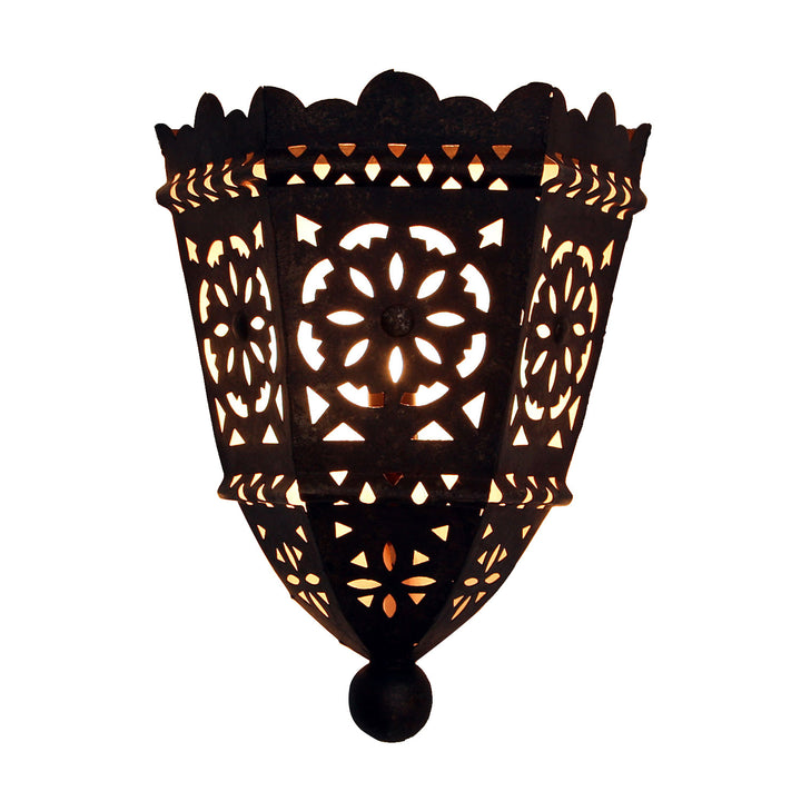 Applique murale orientale en fer EWL10