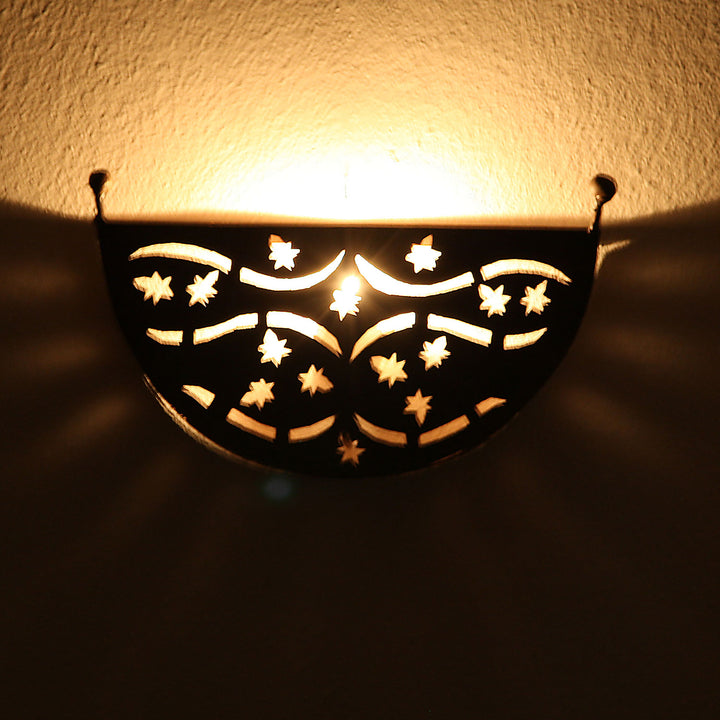 Applique murale orientale en fer EWL33