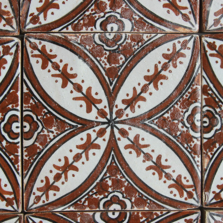 Carreau peint à la main Selin