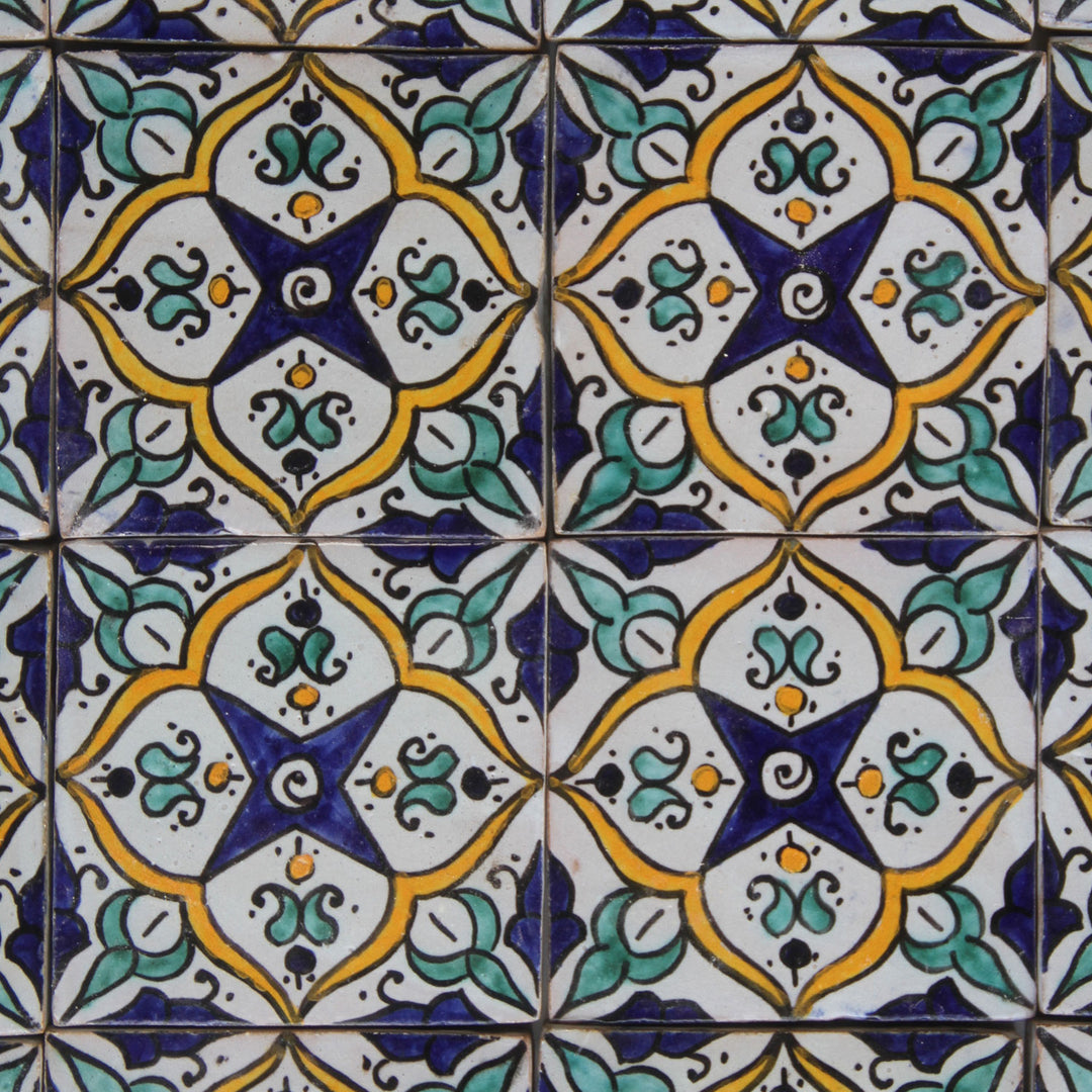 Carreau peint à la main Asya