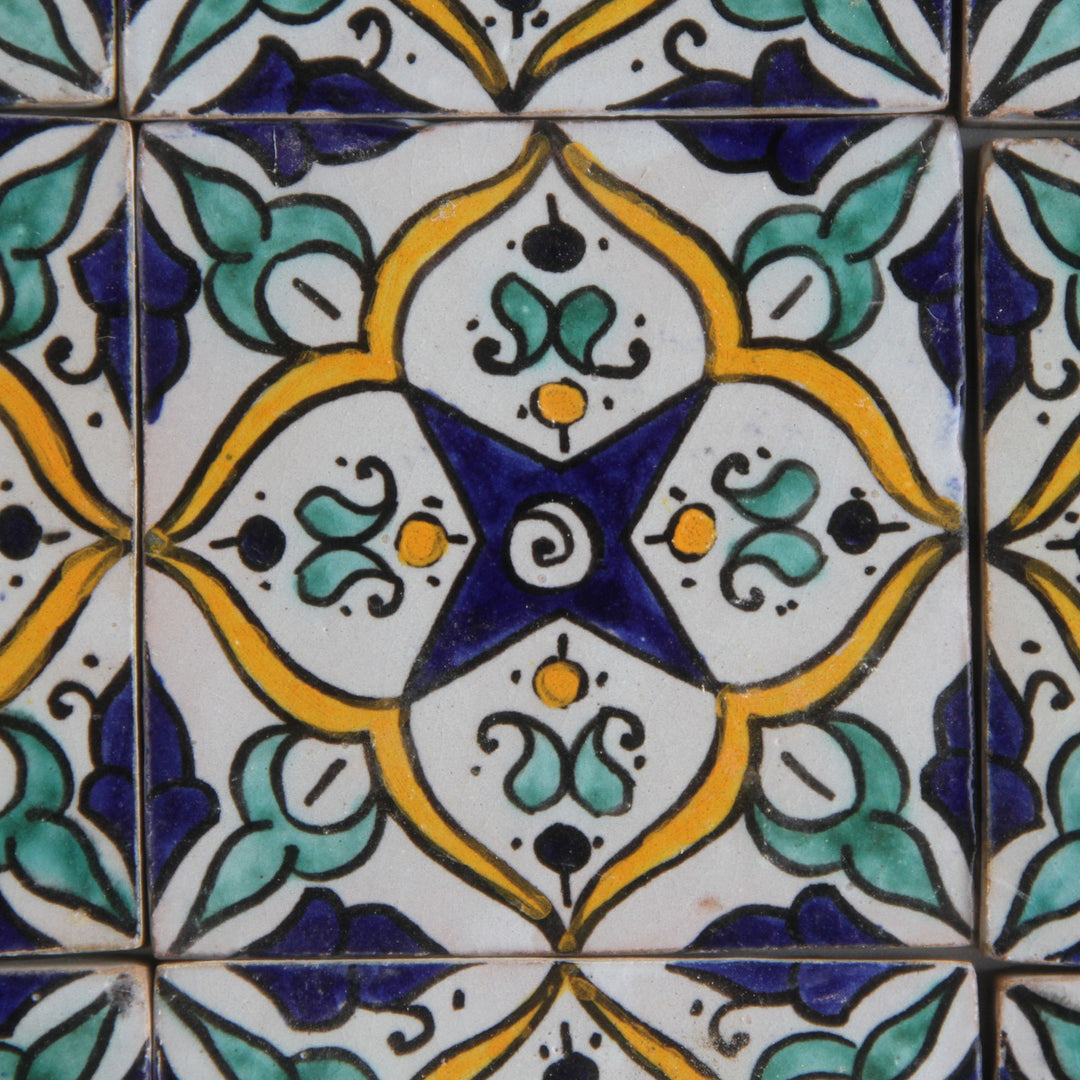 Carreau peint à la main Asya