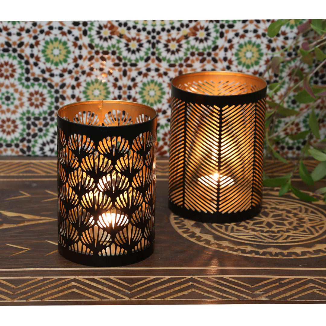Photophore oriental Lucca, lot de 2