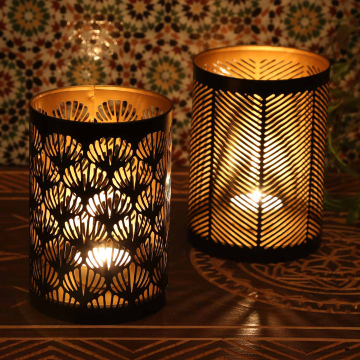 Photophore oriental Lucca, lot de 2