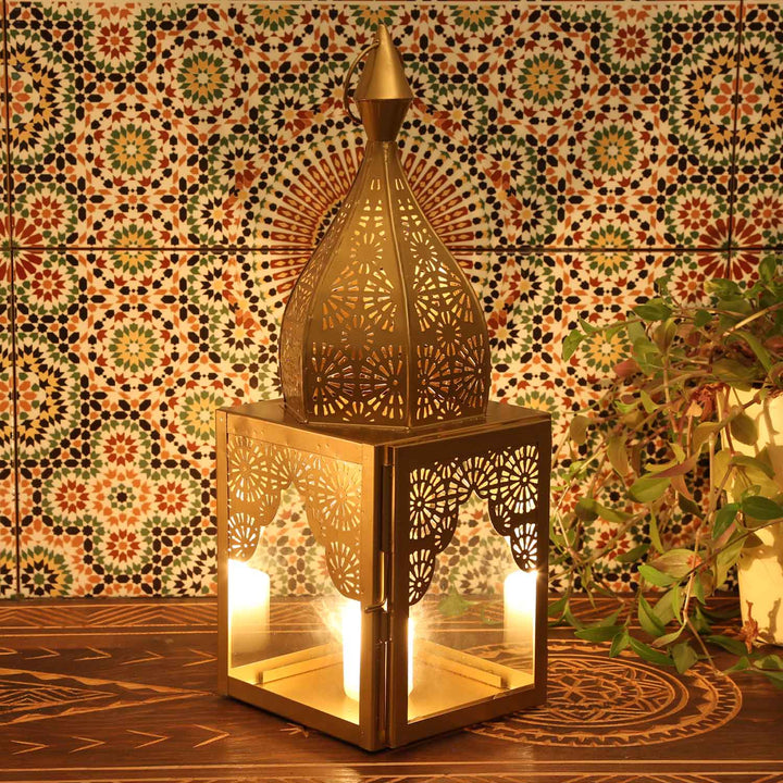 Photophore oriental Modena Gold M
