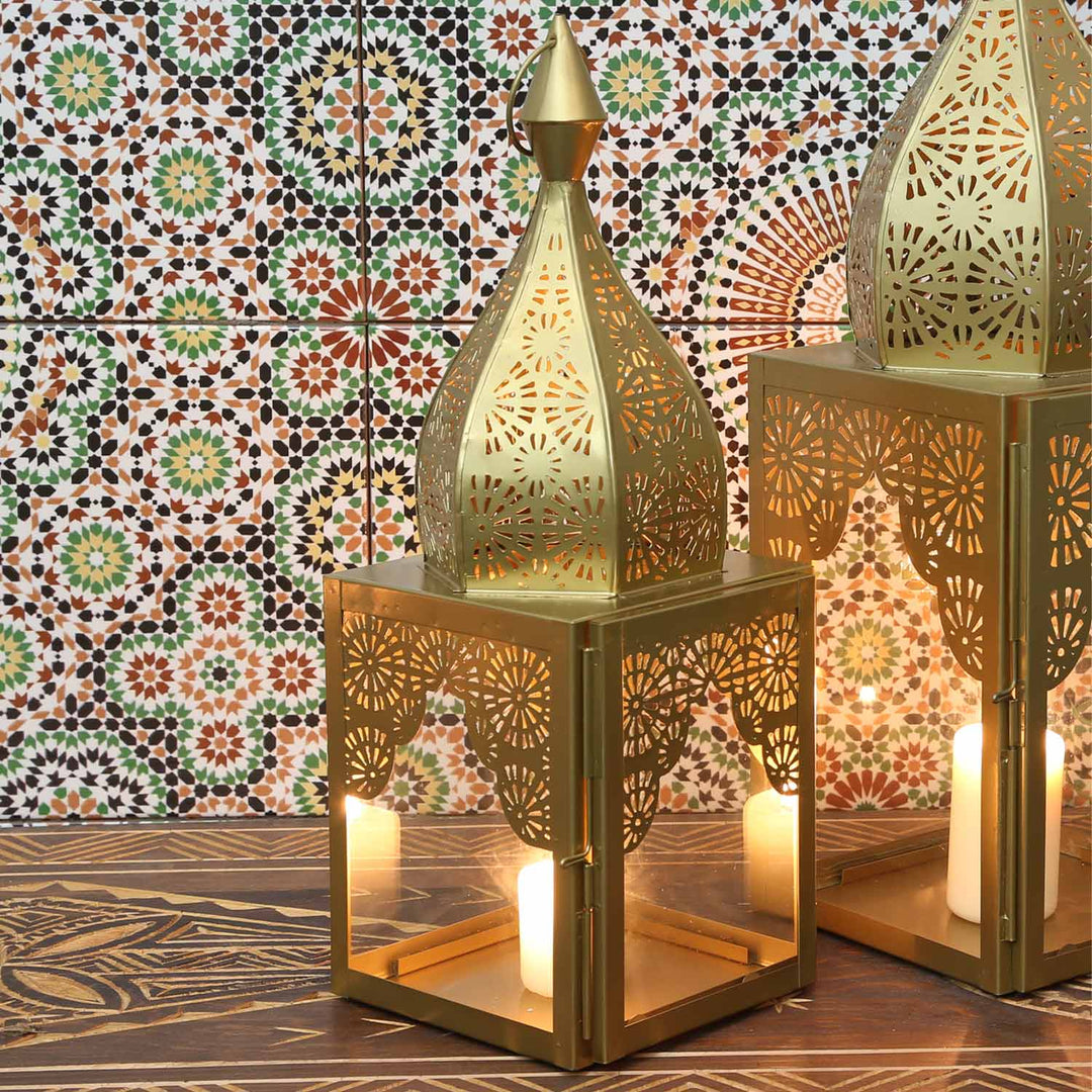 Photophore oriental Modena Gold M