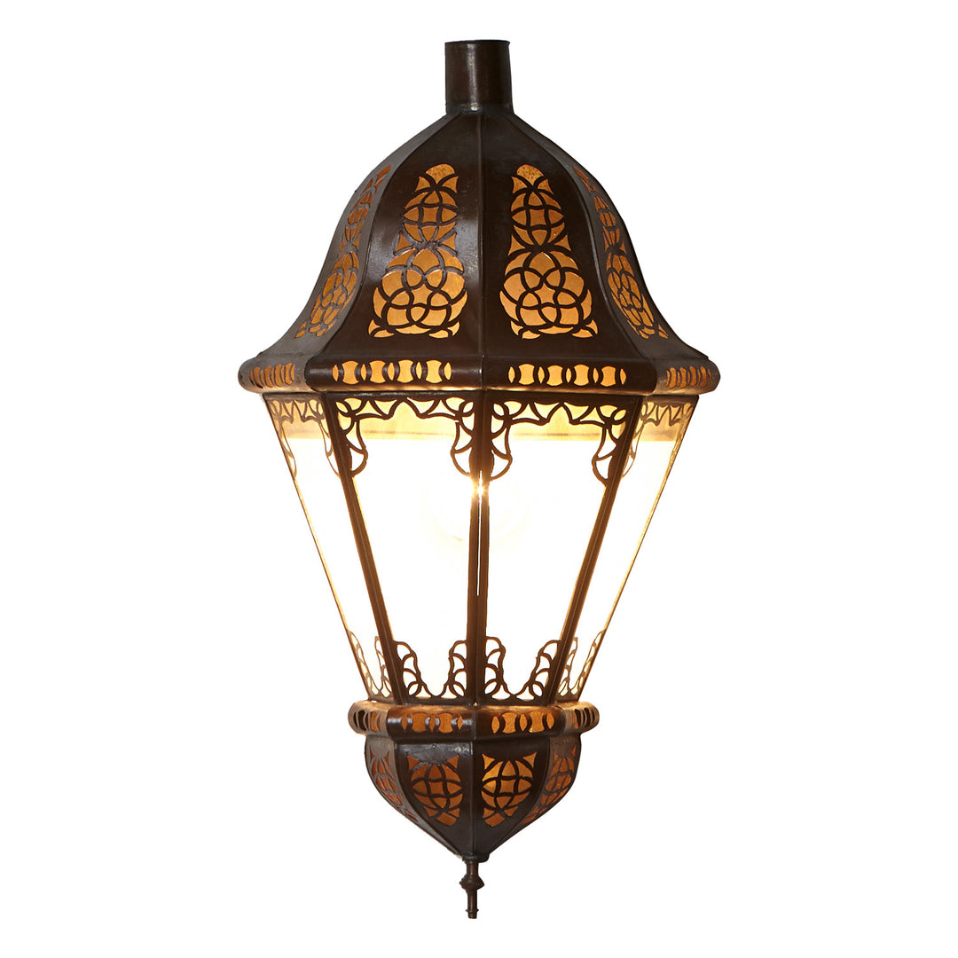 Orient wandlamp Beluti Transparant