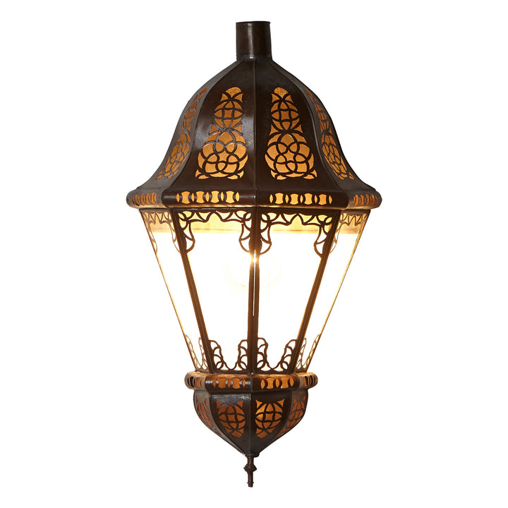 Orient wandlamp Beluti Transparant