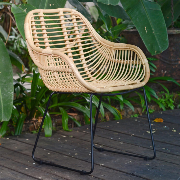 Rattan armchair Malaga