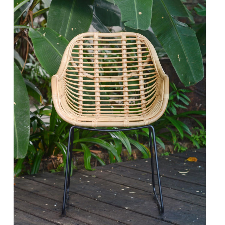 Rattan armchair Malaga