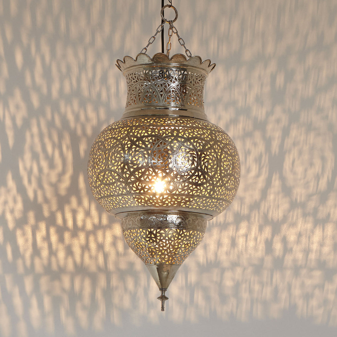 Lampe en argent Habiba