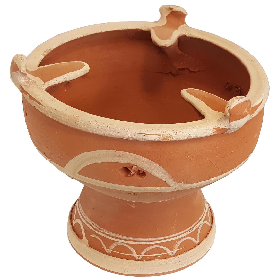 Tajine Réchaud en argile, mejmar marocain pour charbon de bois comme grill de table ou grill pour Tagine