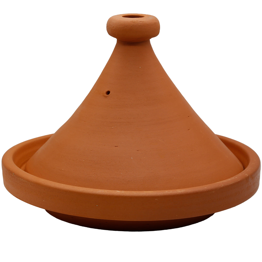 Tajine du Maroc 34 cm, naturel et non émaillé, idéal pour 4-6 personnes