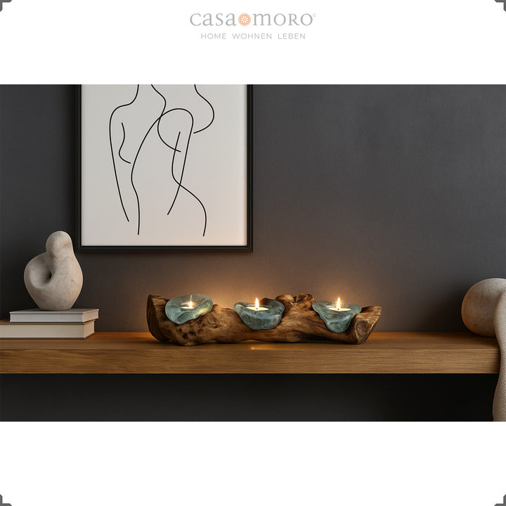 Lot de 3 bougeoirs - Décoration de table