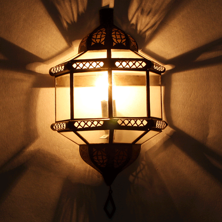 Applique murale du Maroc Trombi transparente