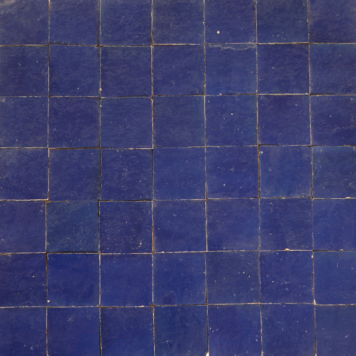 Carrelage Zellige bleu marine