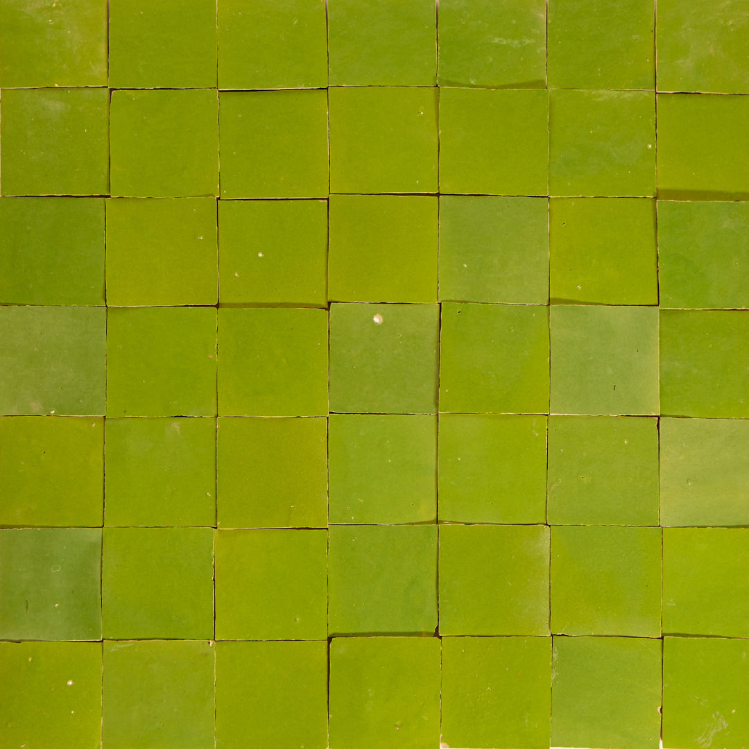 Carrelage Zellige vert olive