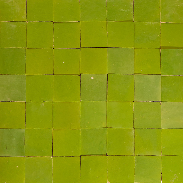 Carrelage Zellige vert olive